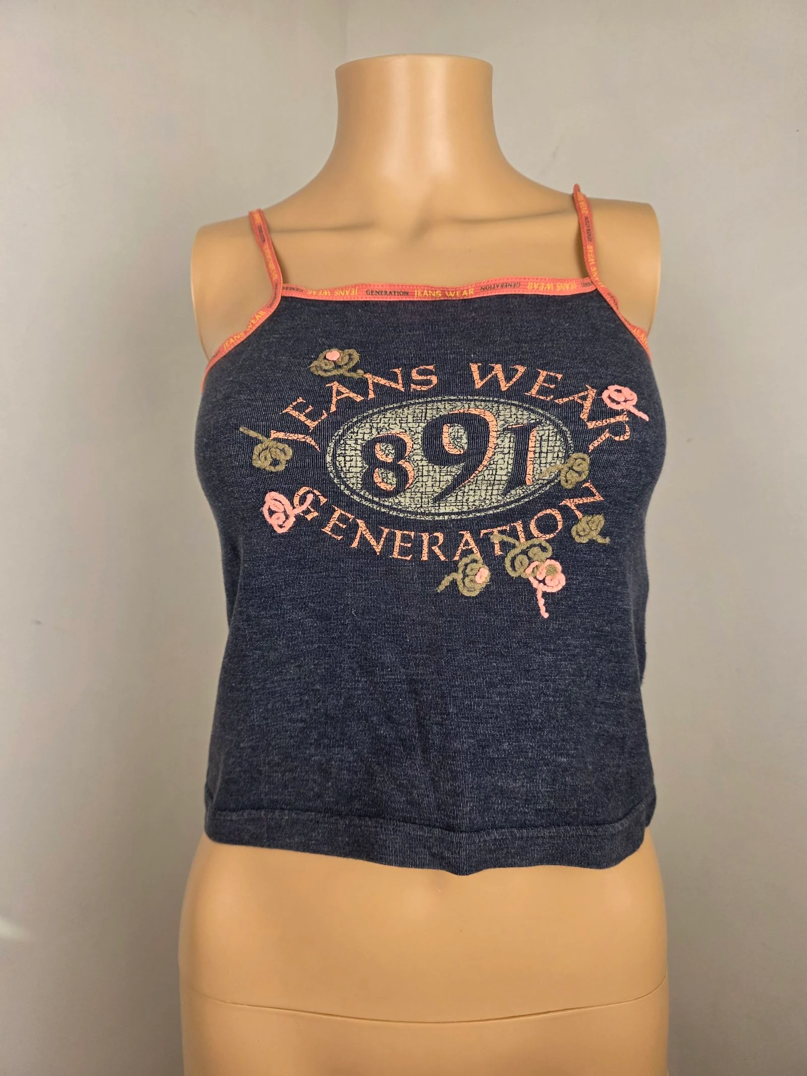 Top crop caraco 🍒vintage y2k année 90's🍒taille 32/34/36